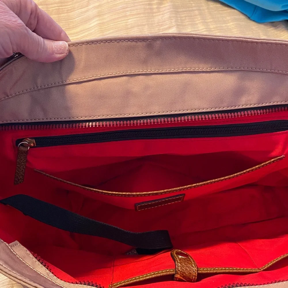 Dooney and Bourke nylon and leather large tote